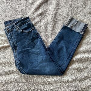 AG Cuffed Crop Jeans